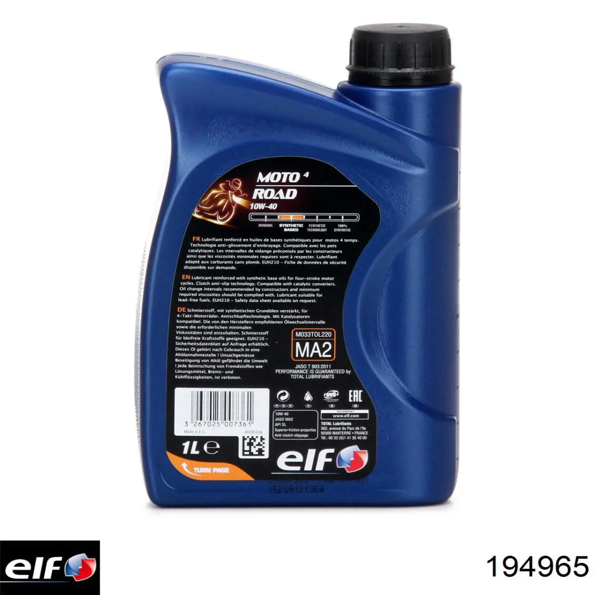 Масло автомобильное ELF 194965 цена, от 11.01 USD