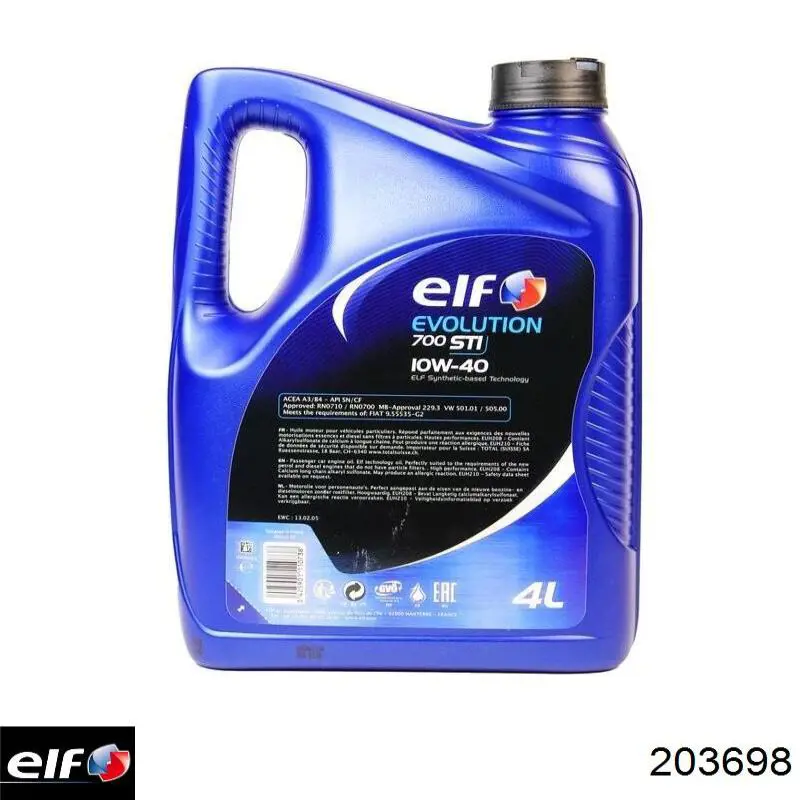 203698 ELF Масло двигателя