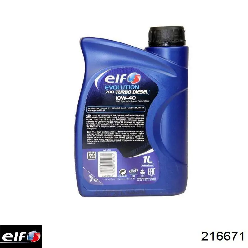 216671 ELF Масло двигателя