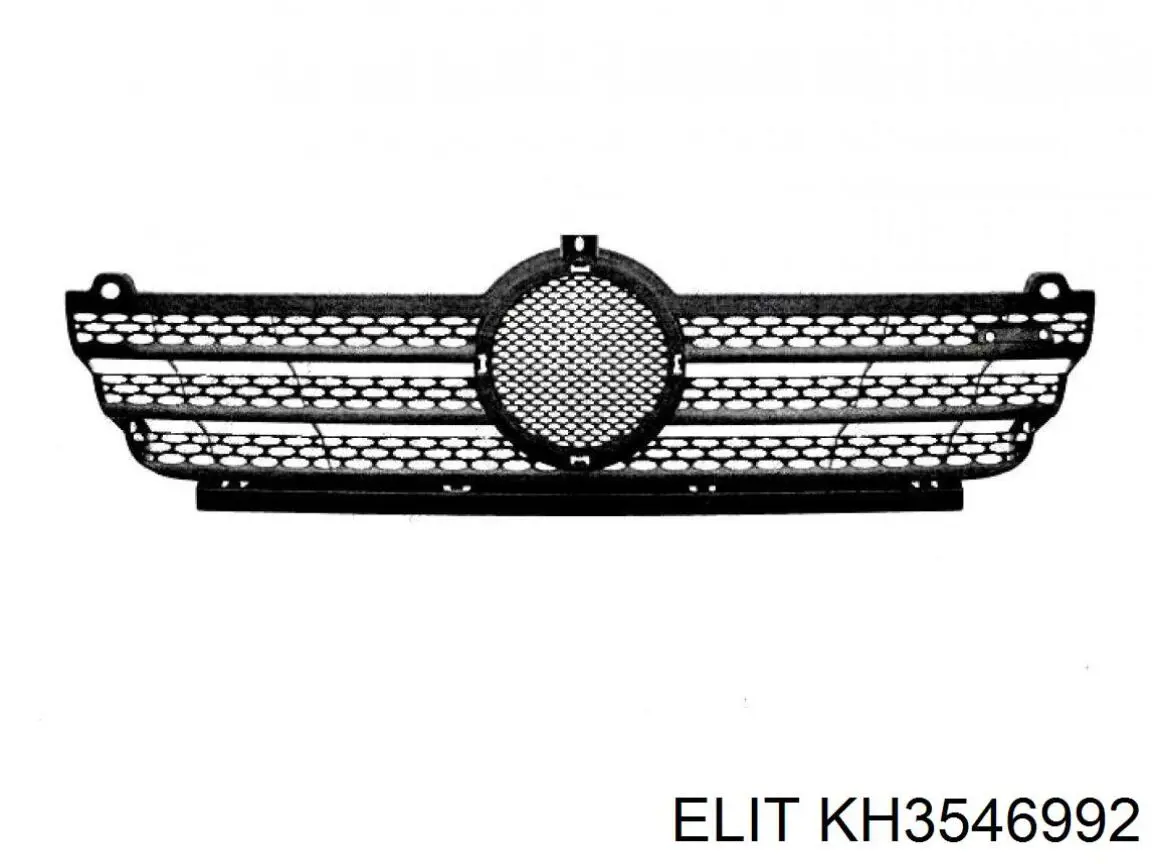 KH3546992 Elit Молдинг решетки радиатора нижний