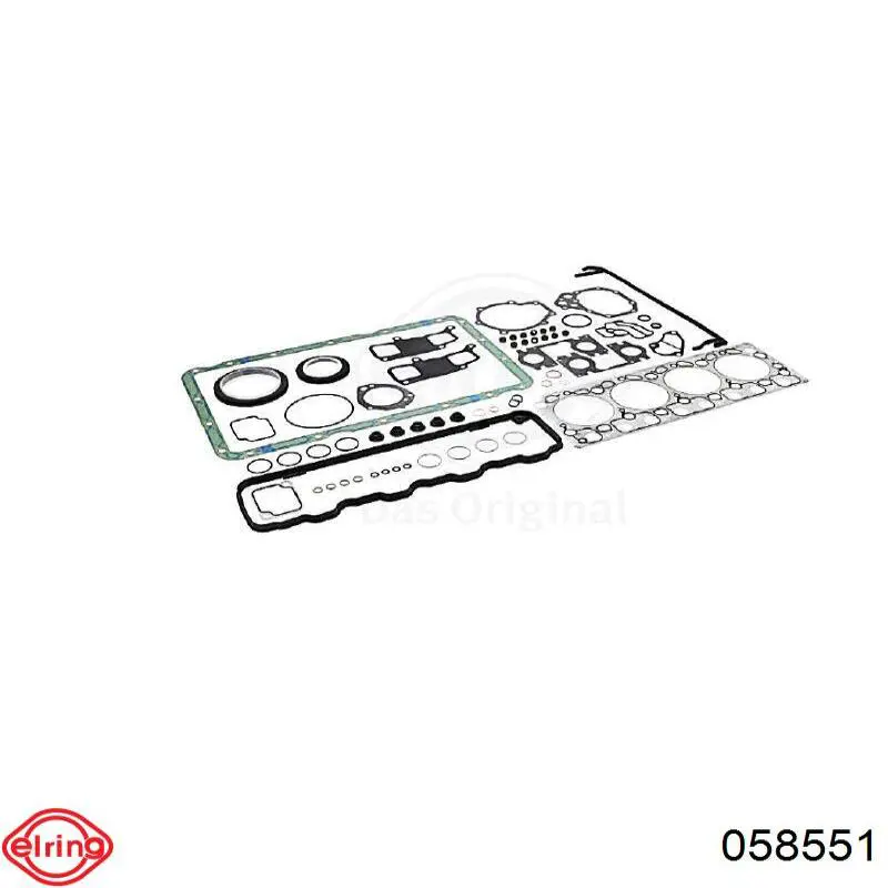 Купить 058551 Elring Нижний комплект прокладок двигателя