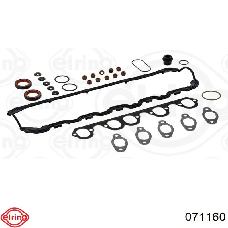 Верхний комплект прокладок двигателя 071160 Elring