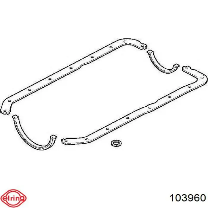Прокладка поддона картера 103960 Elring