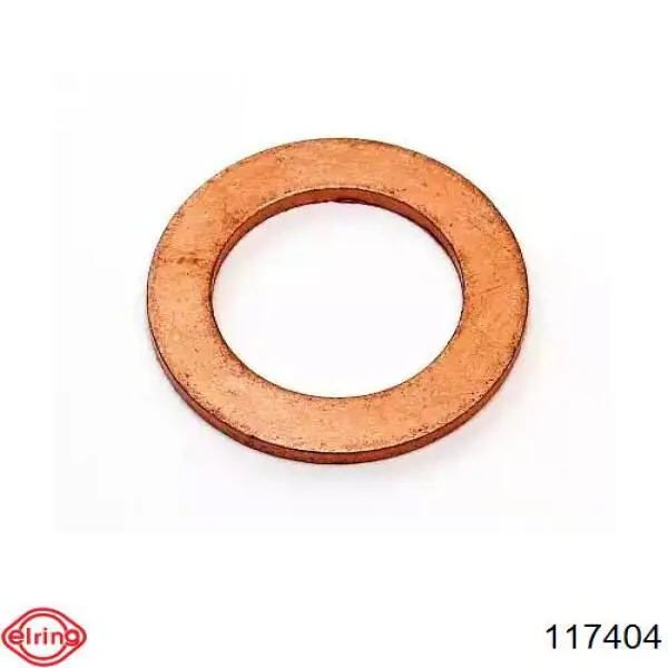 117.404 Elring кольцо (шайба форсунки инжектора посадочное)