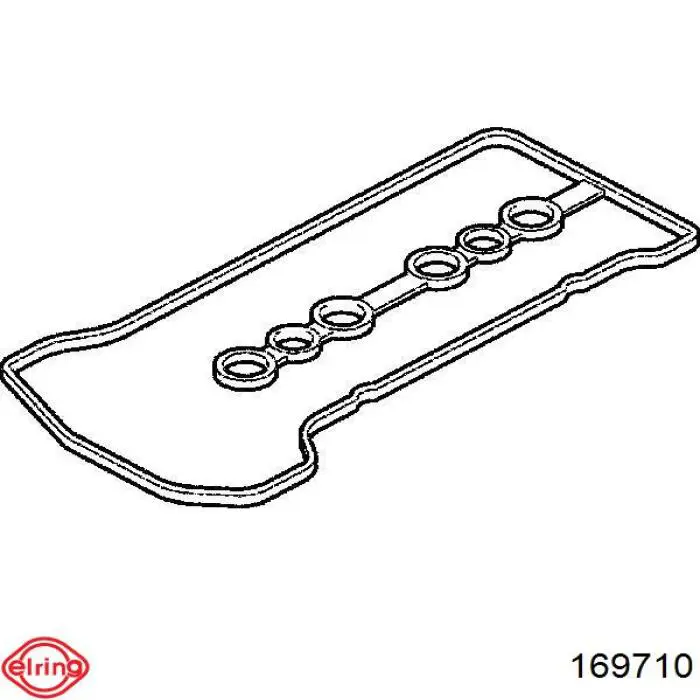Прокладка клапанної кришки двигуна 169710 Elring