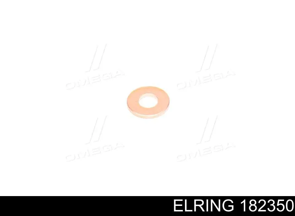Кольцо (шайба) форсунки инжектора посадочное Elring 182350