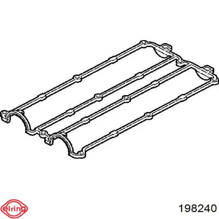 Junta anular, cavidad bujía 198240 Elring