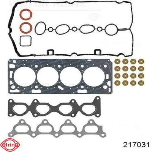 Прокладка головки блока циліндрів (ГБЦ) 217031 Elring