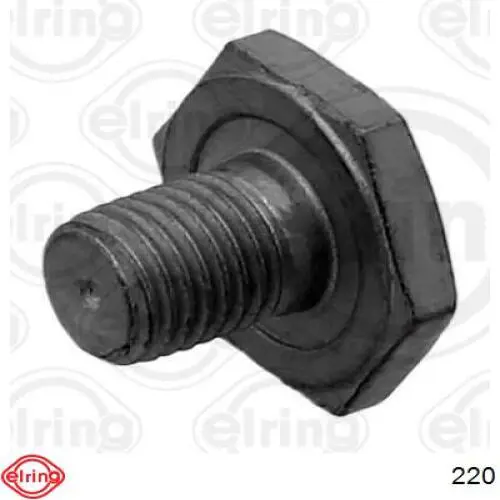 Vedação traseira de cambota de motor Elring 220