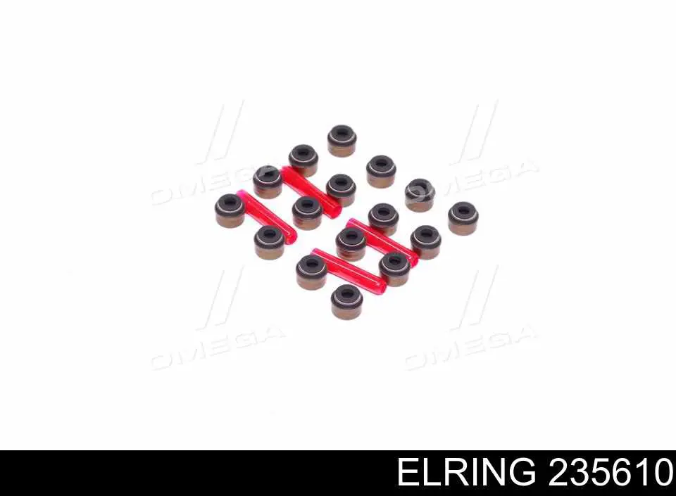 235.610 Elring сальник клапана (маслосъемный, впуск/выпуск, комплект на мотор)