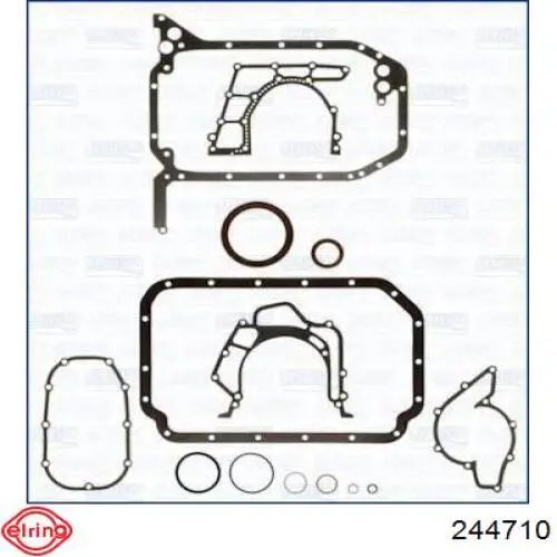 Нижний комплект прокладок двигателя Elring 244710 цена, от 84.80 USD
