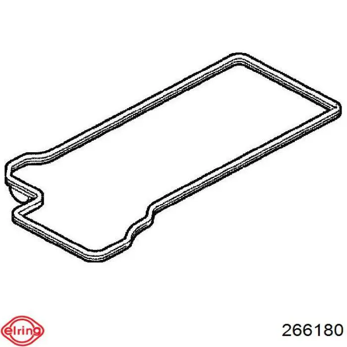 Junta, tapa de culata de cilindro derecha 266180 Elring