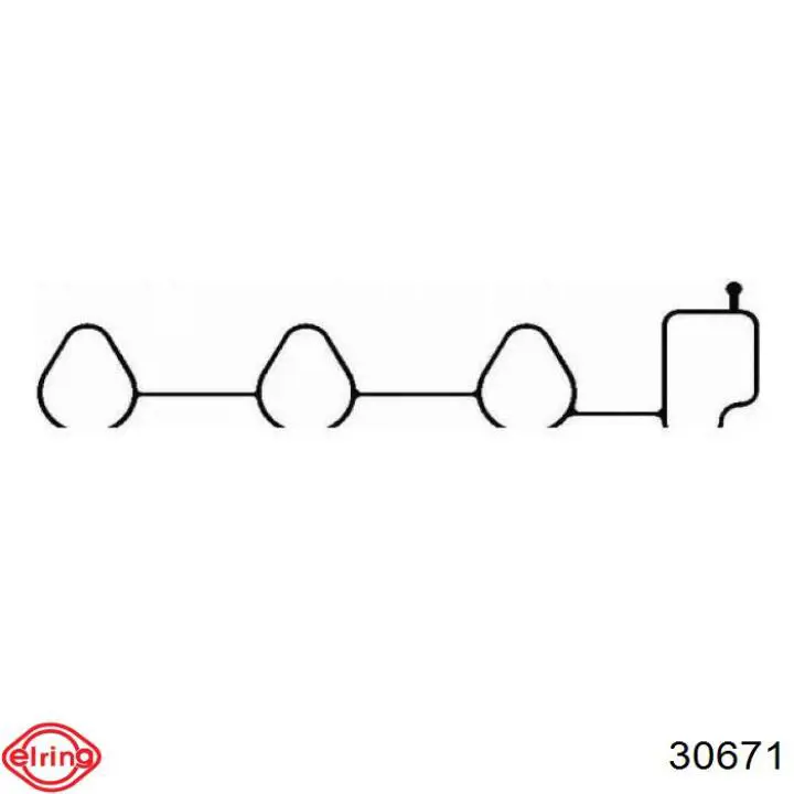 Прокладка водяной помпы 30671 Elring