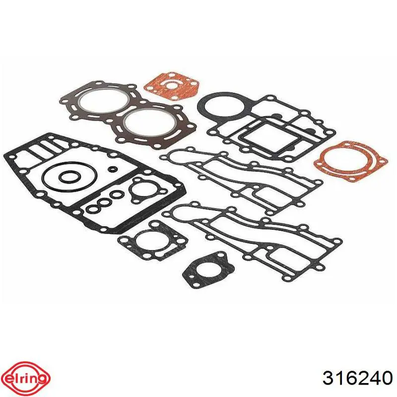 Верхний комплект прокладок двигателя BGA HK9708 цена, от 74.25 USD