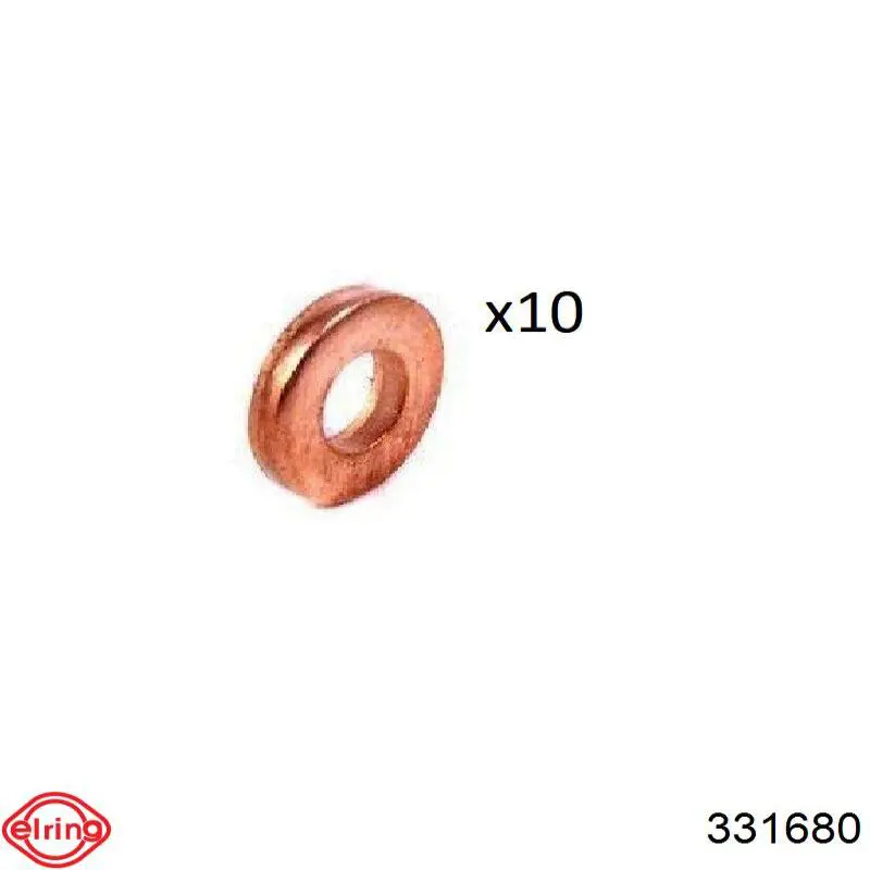 331680 Elring Кольцо форсунки инжектора посадочное