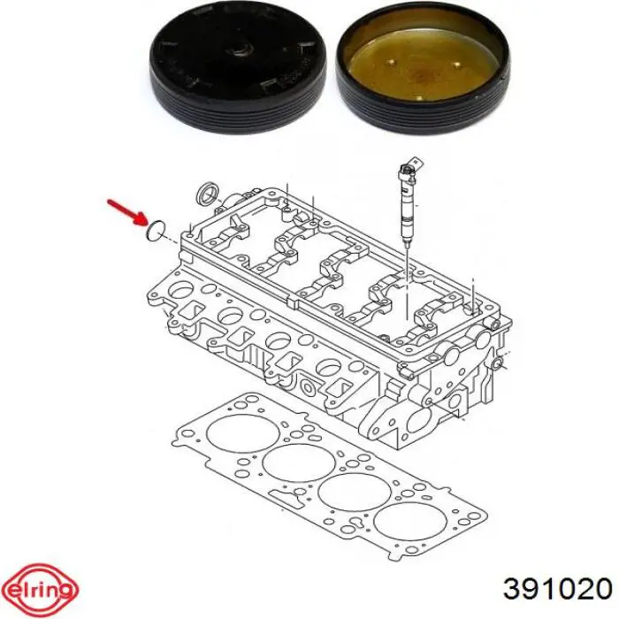 Tampão CBC/do bloco de cilindros Elring 391020 preço, a partir de 7,20 USD