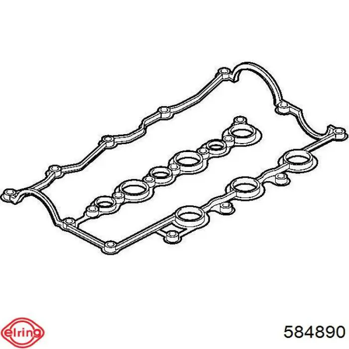 Прокладка клапанной крышки 584890 Elring