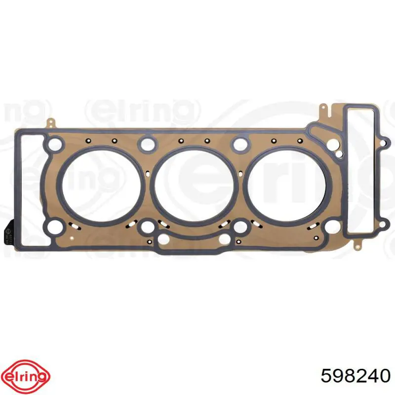 598240 Elring vedante direito de cabeça de motor (cbc)