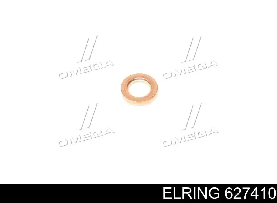 Кольцо (шайба) форсунки инжектора посадочное Elring 627410