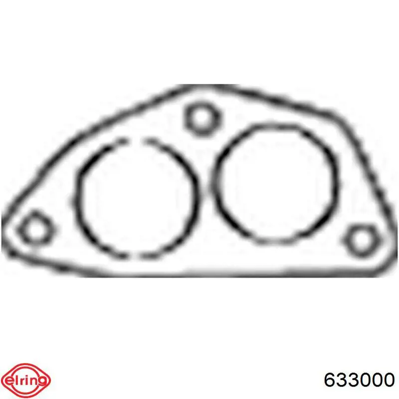 Купить 120988 Georg Fisher Прокладка катализатора передняя