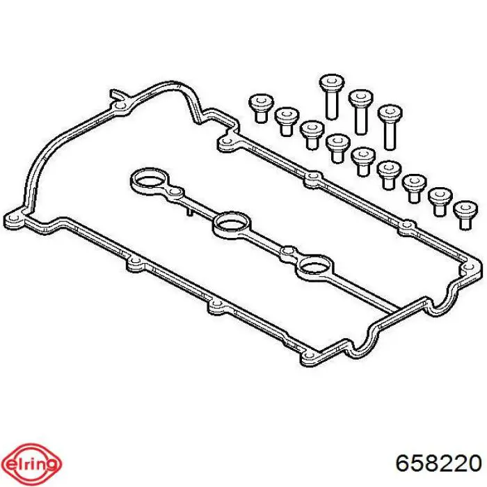 Прокладка клапанной крышки двигателя, левая Elring 658220 цена, от 10.30 USD