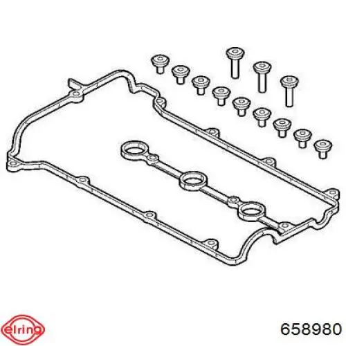 Прокладка клапанной крышки двигателя, правая Elring 658980 цена, от 14.71 USD