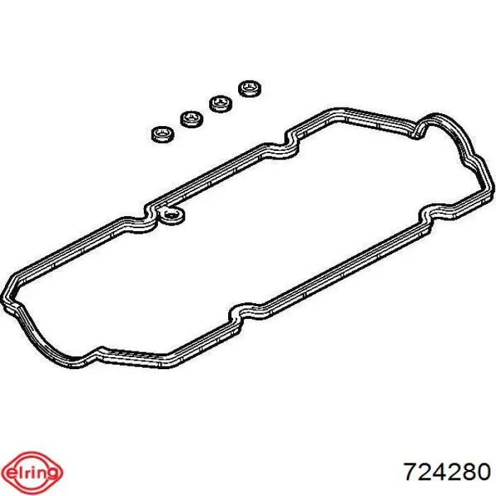 Комплект прокладок крышки клапанов 724280 Elring
