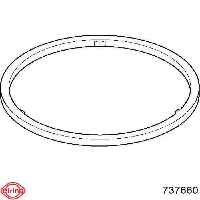 737.660 Elring кольцо приемной трубы глушителя