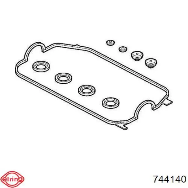 Прокладка клапанной крышки двигателя, комплект Elring 744140 цена, от 12.33 USD