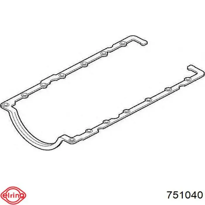Junta, cárter de aceite 751040 Elring