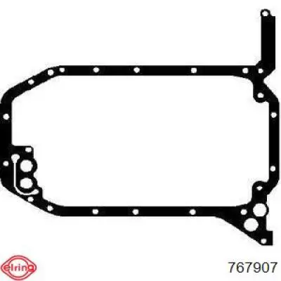 Junta, cárter de aceite, superior 767907 Elring