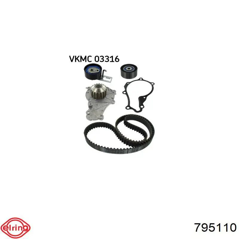 Прокладка вакуумного насоса Ford 1743896 цена, от 8.46 USD