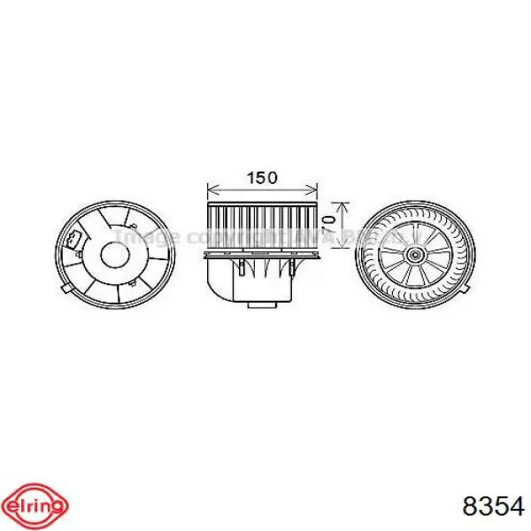 Сальник хвостовика редуктора заднего моста Elring 8354 цена, от 7.51 USD