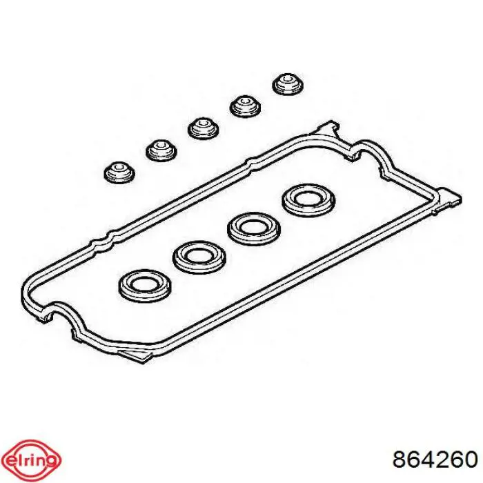 Junta de la tapa de válvulas del motor 864260 Elring