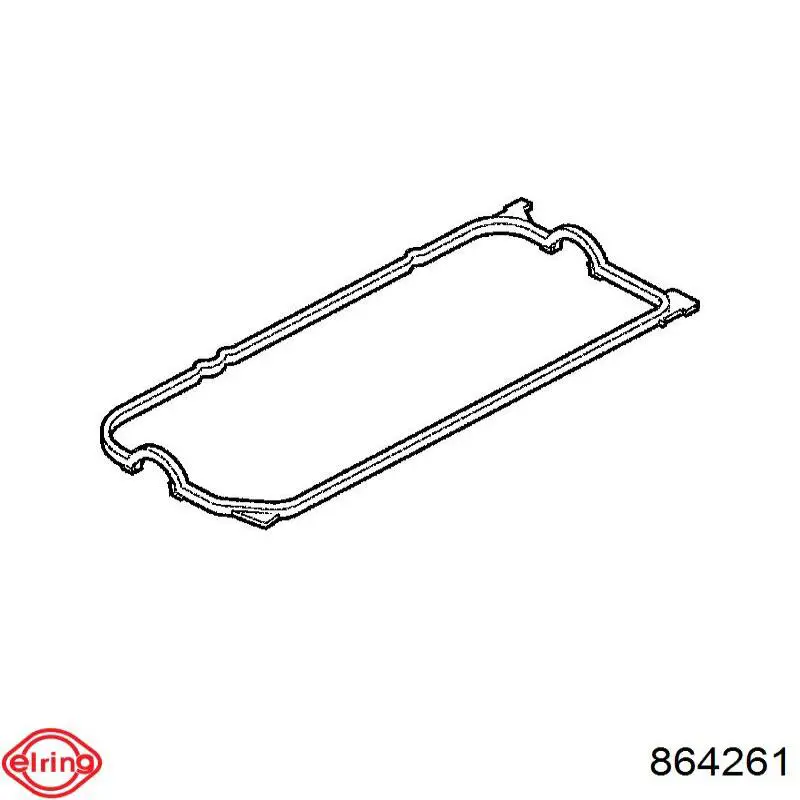 Junta de la tapa de válvulas del motor 864261 Elring