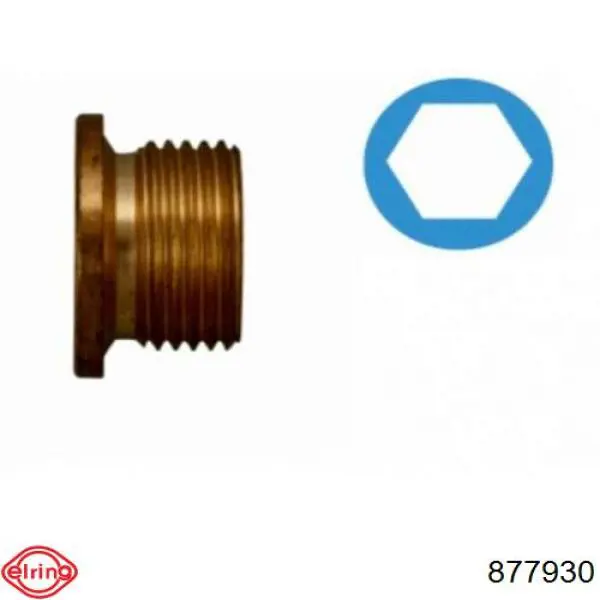 Пробка поддона двигателя Elring 877930 цена, от 2.36 USD