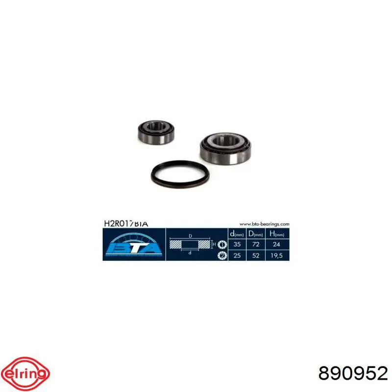 Прокадка масляого картера поддона Elring 890952 цена, от 8.31 USD