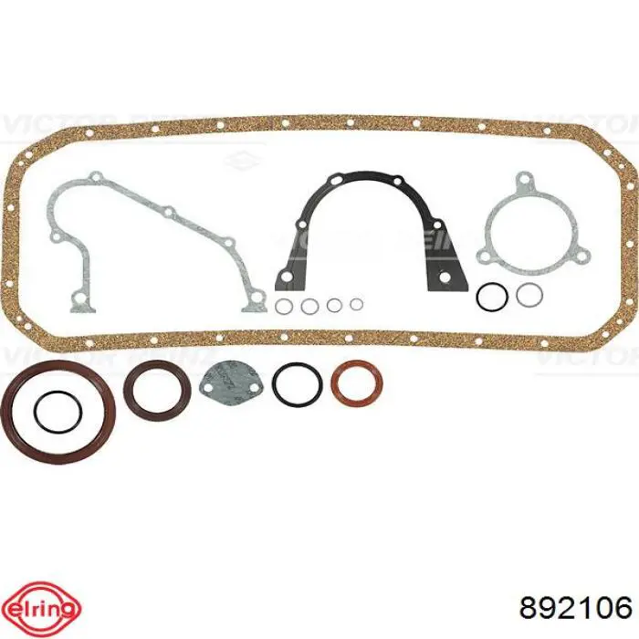 Нижний комплект прокладок двигателя Elring 892106 цена, от 48.00 USD