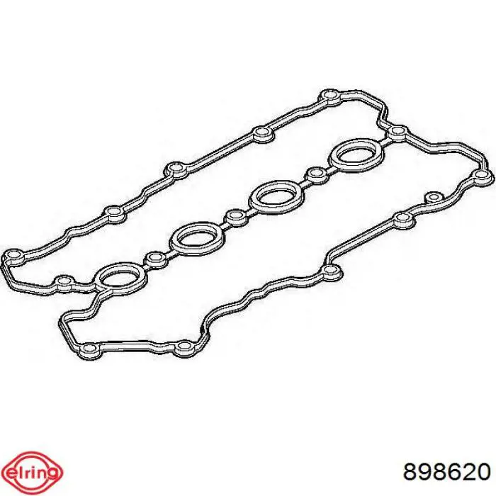 Прокладка клапанной крышки двигателя, правая Elring 898620 цена, от 16.95 USD