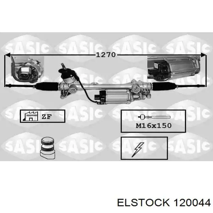 Реечный рулевой механизм Elstock 120044 цена, от 266.14 USD