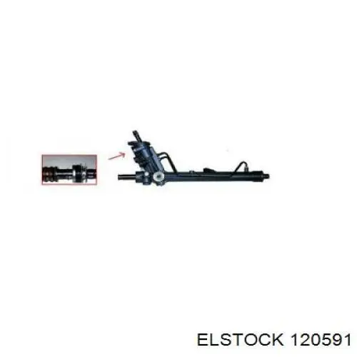Рейка рулевая Elstock 120591