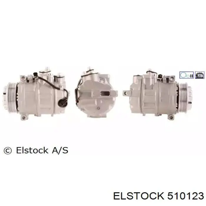 Компрессор системы кондиционирования Elstock 510123 цена, от 247.04 USD