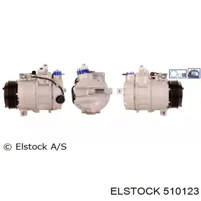 Купить 510123 Elstock Компрессор климатической установки