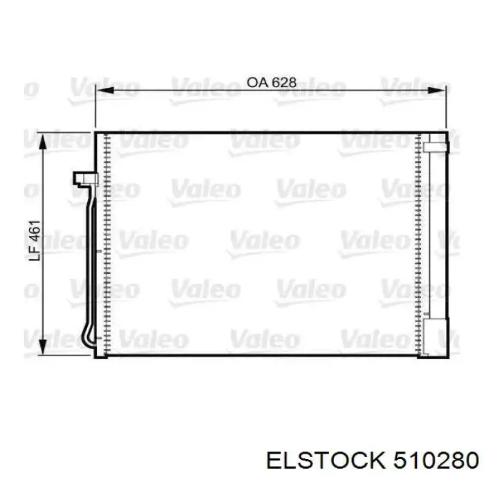 Компрессор кондиционера 510280 Elstock