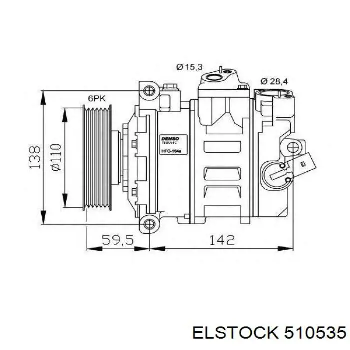 Насос кондиционера Elstock 510535