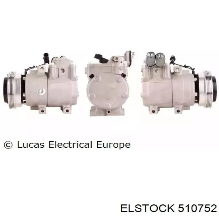 Компрессор системы кондиционирования Elstock 510752 цена, от 129.65 USD