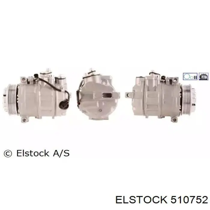 Купить 510752 Elstock Компрессор климатической установки
