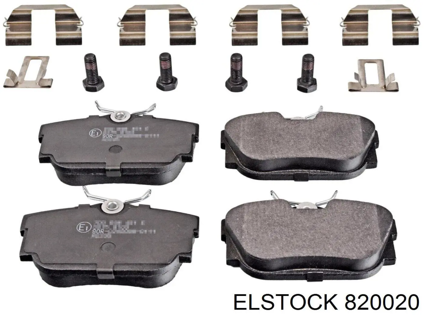 820020 Elstock Суппорт тормозной, передний, левый