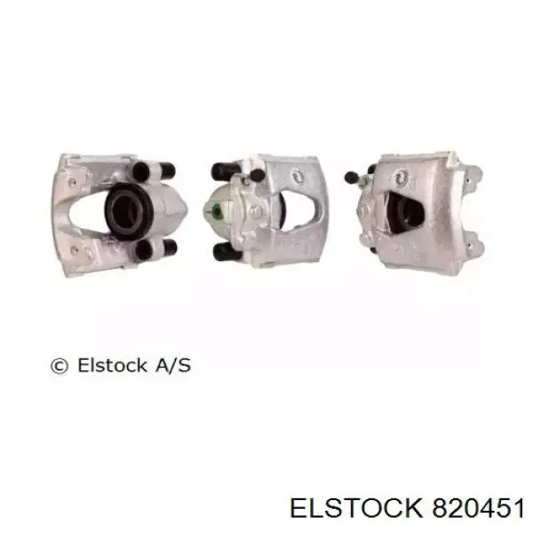 82-0451 Elstock суппорт тормозной передний левый