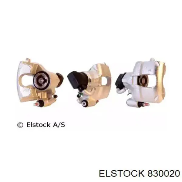 83-0020 Elstock суппорт тормозной передний левый